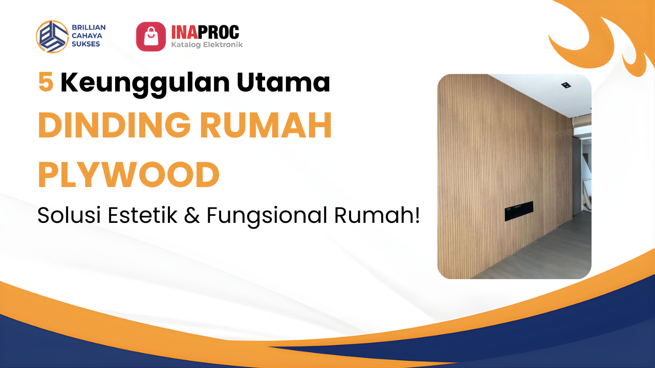 dinding rumah plywood