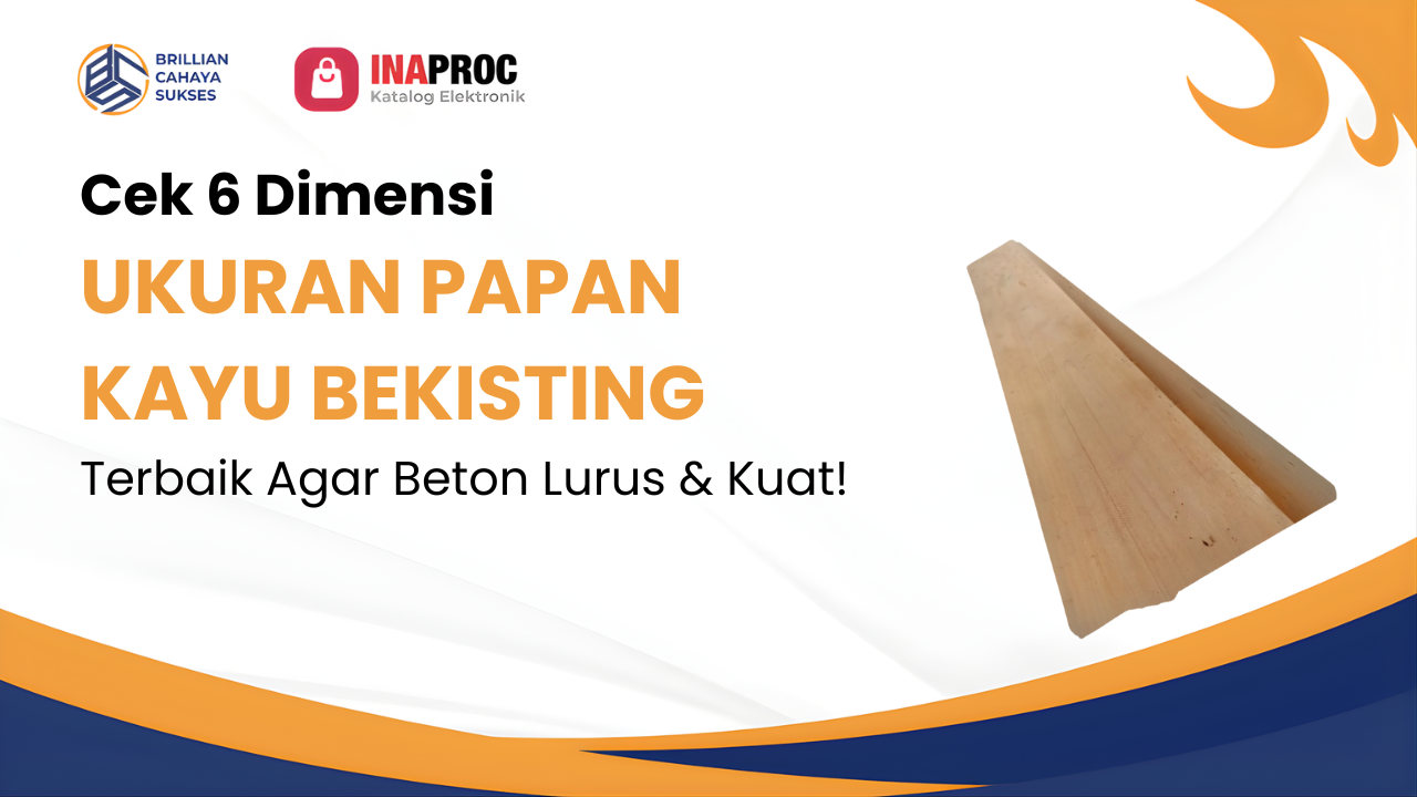ukuran papan kayu bekisting