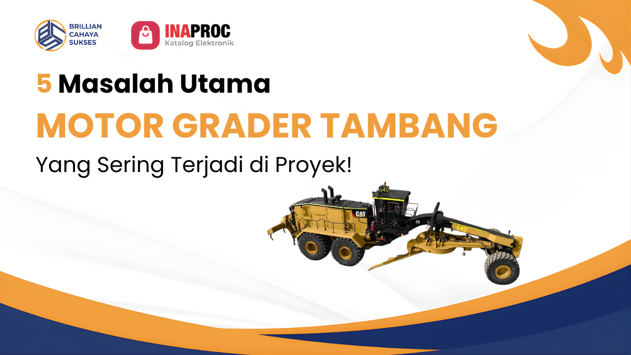 motor grader tambang
