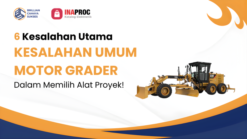 kesalahan umum motor grader