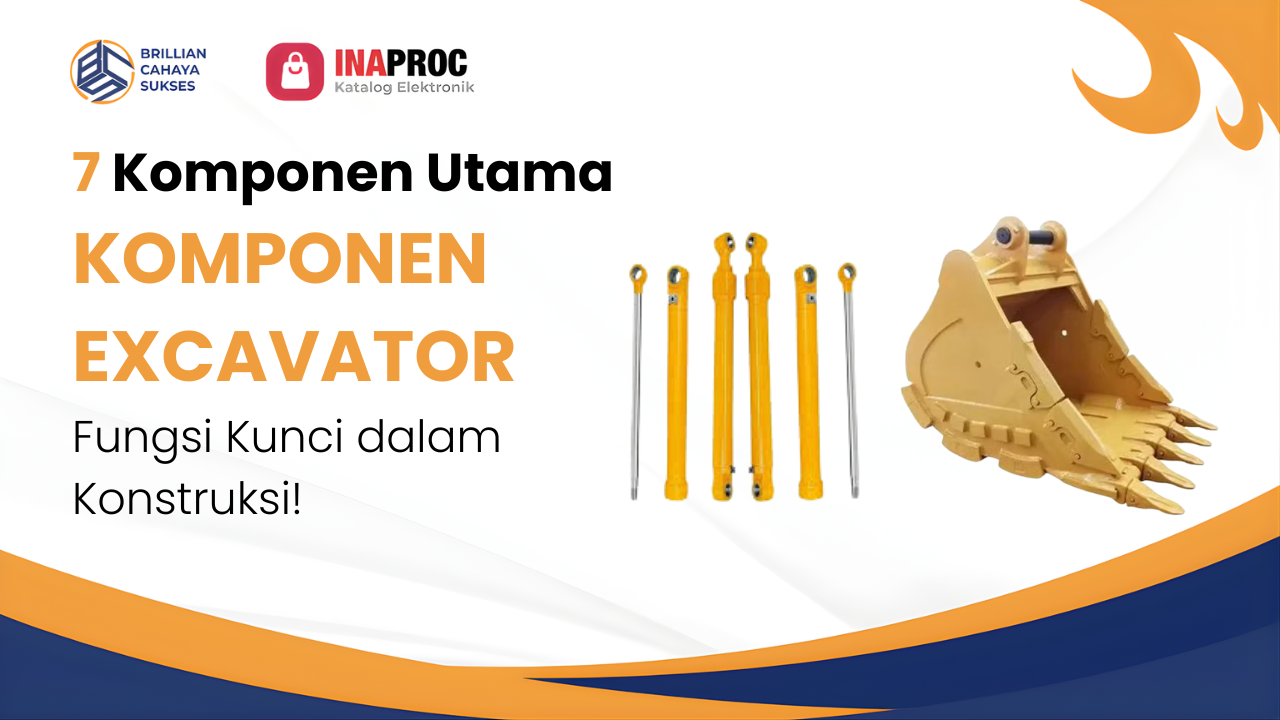 komponen excavator