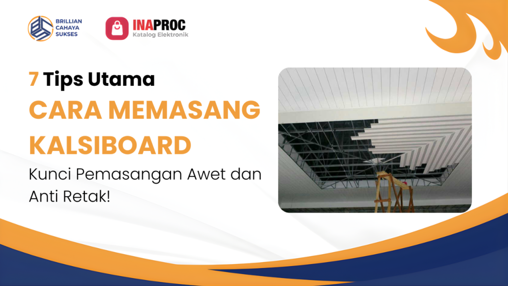 cara memasang kalsiboard