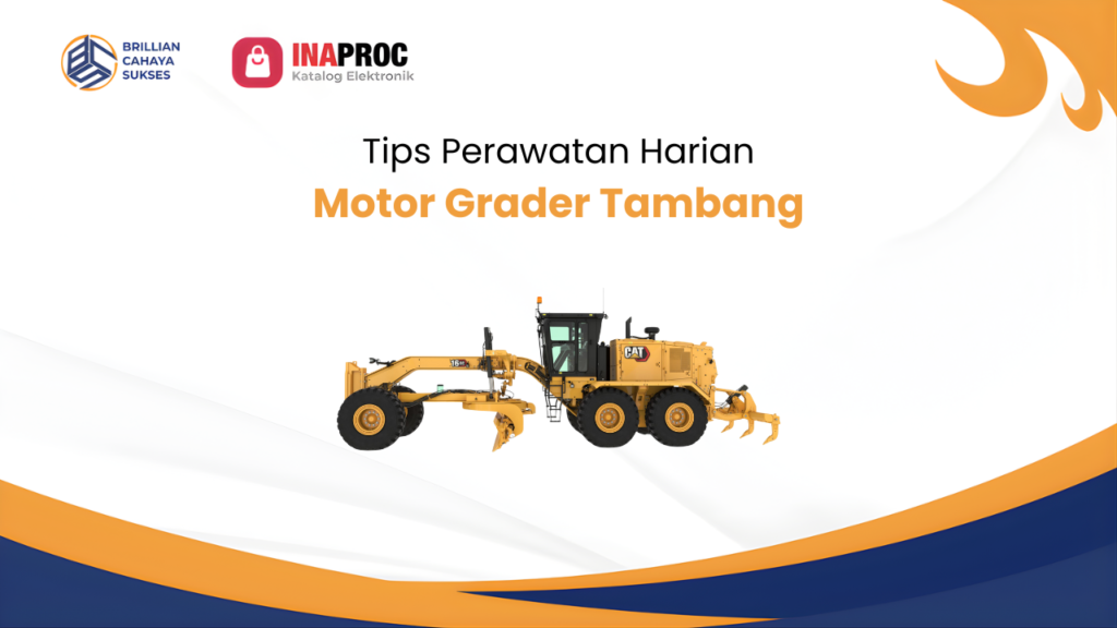 motor grader tambang