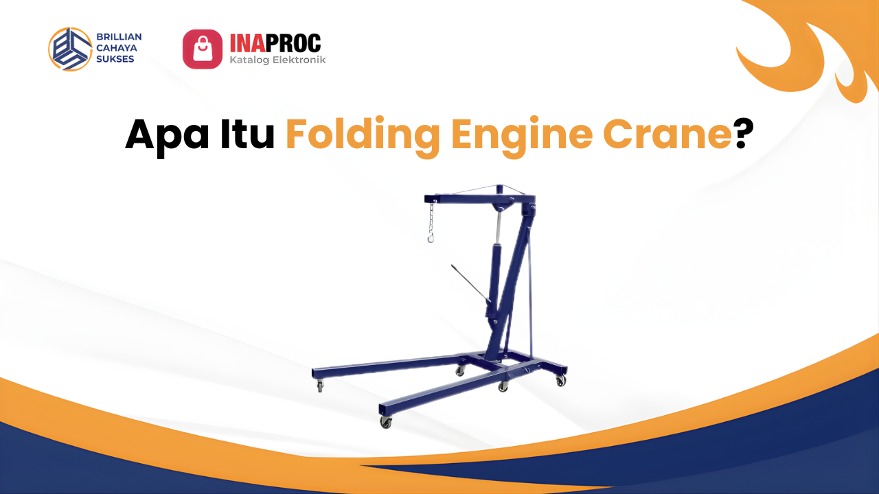 folding engine crane