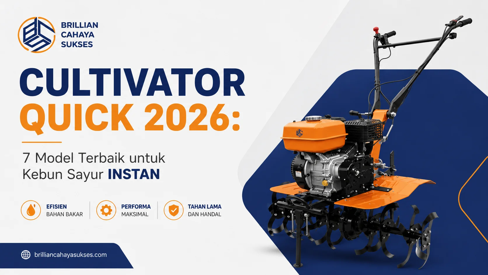 Cultivator Quick 2026 7 Model Terbaik untuk Kebun Sayur INSTAN