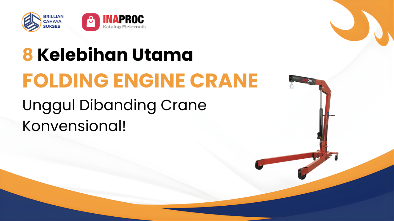 folding engine crane