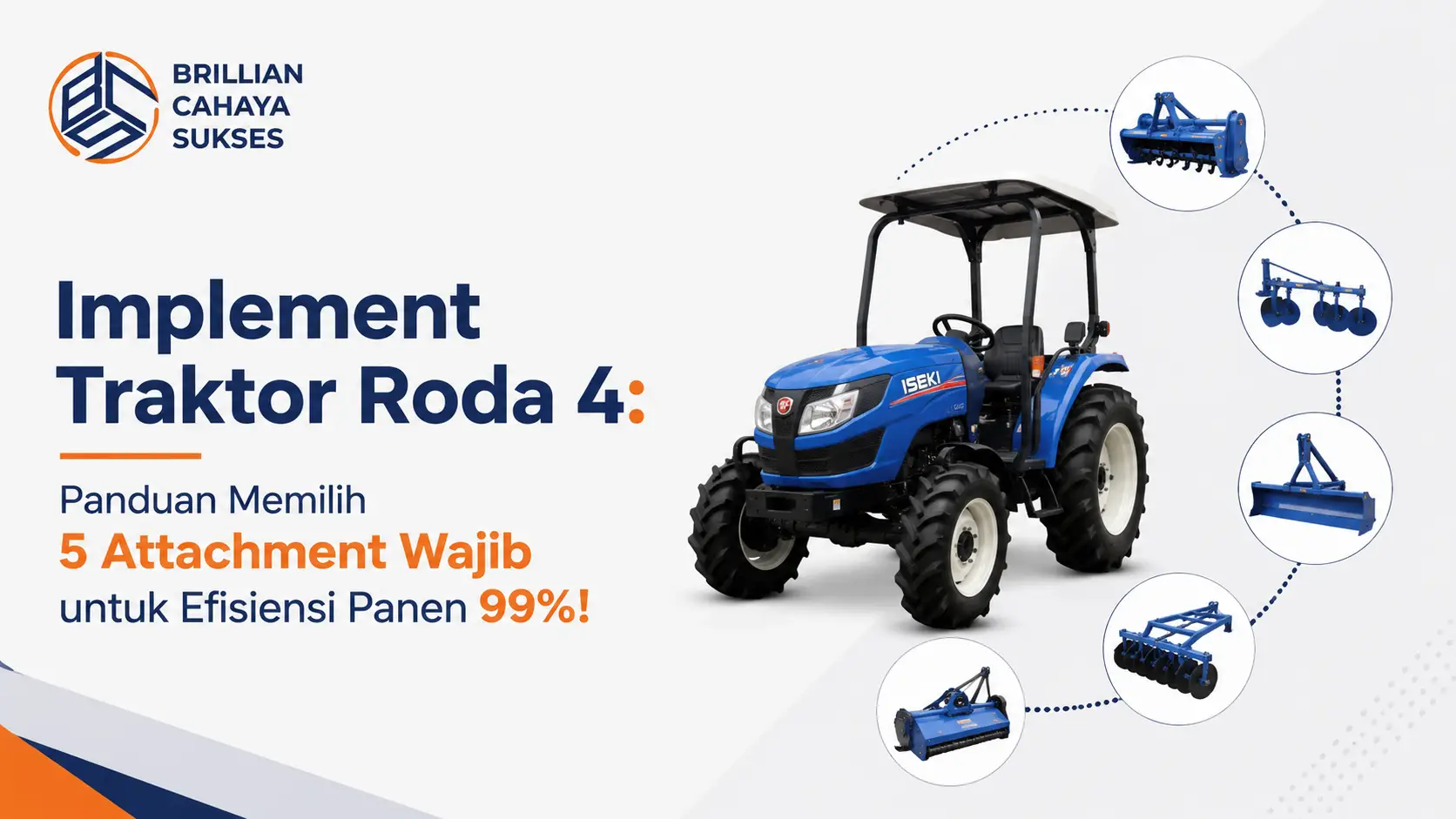 Implement Traktor Roda 4 Panduan Memilih 5 Attachment Wajib untuk Efisiensi Panen 99%!