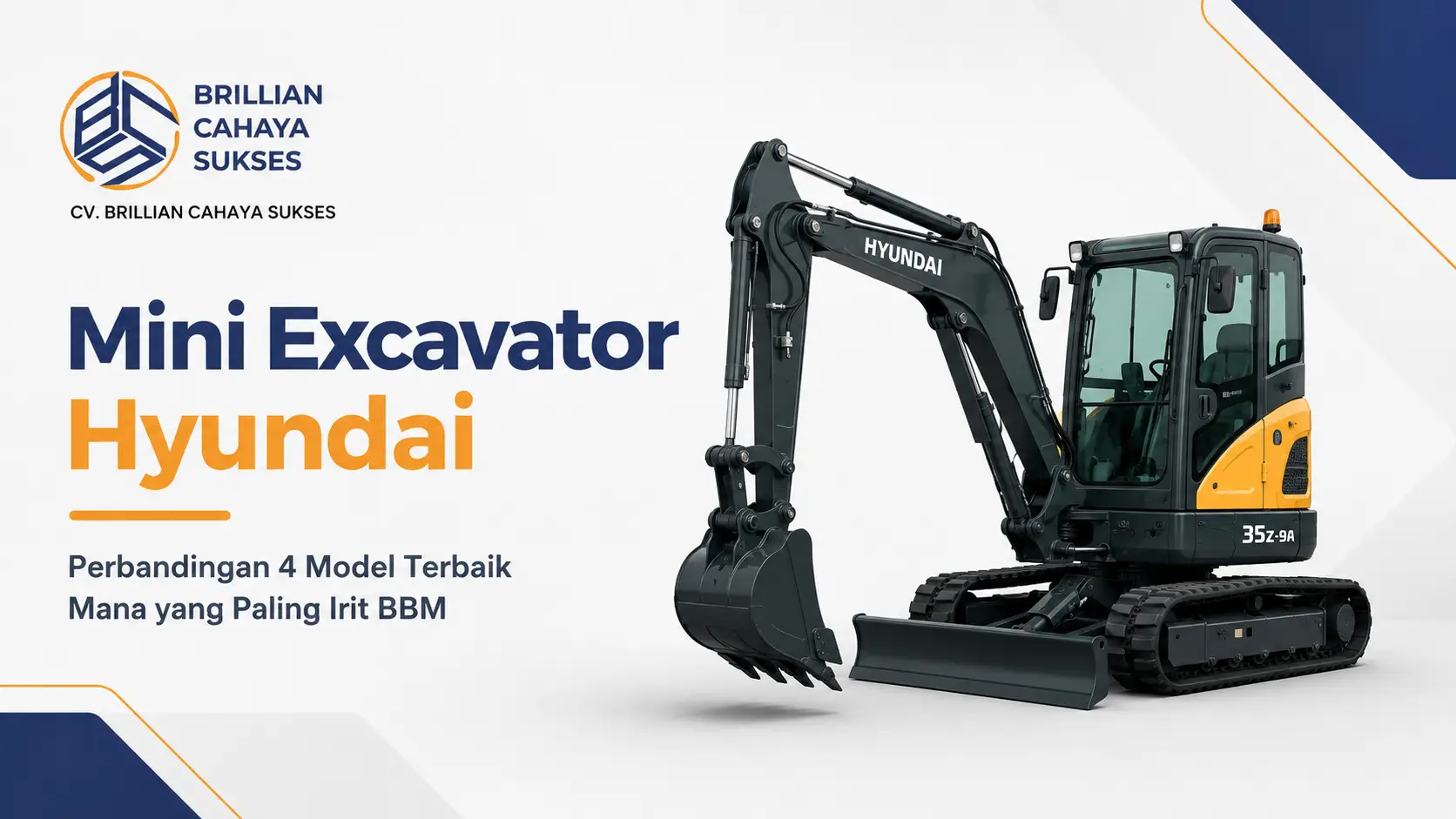 Mini Excavator Hyundai Perbandingan 4 Model Terbaik Mana yang Paling Irit BBM