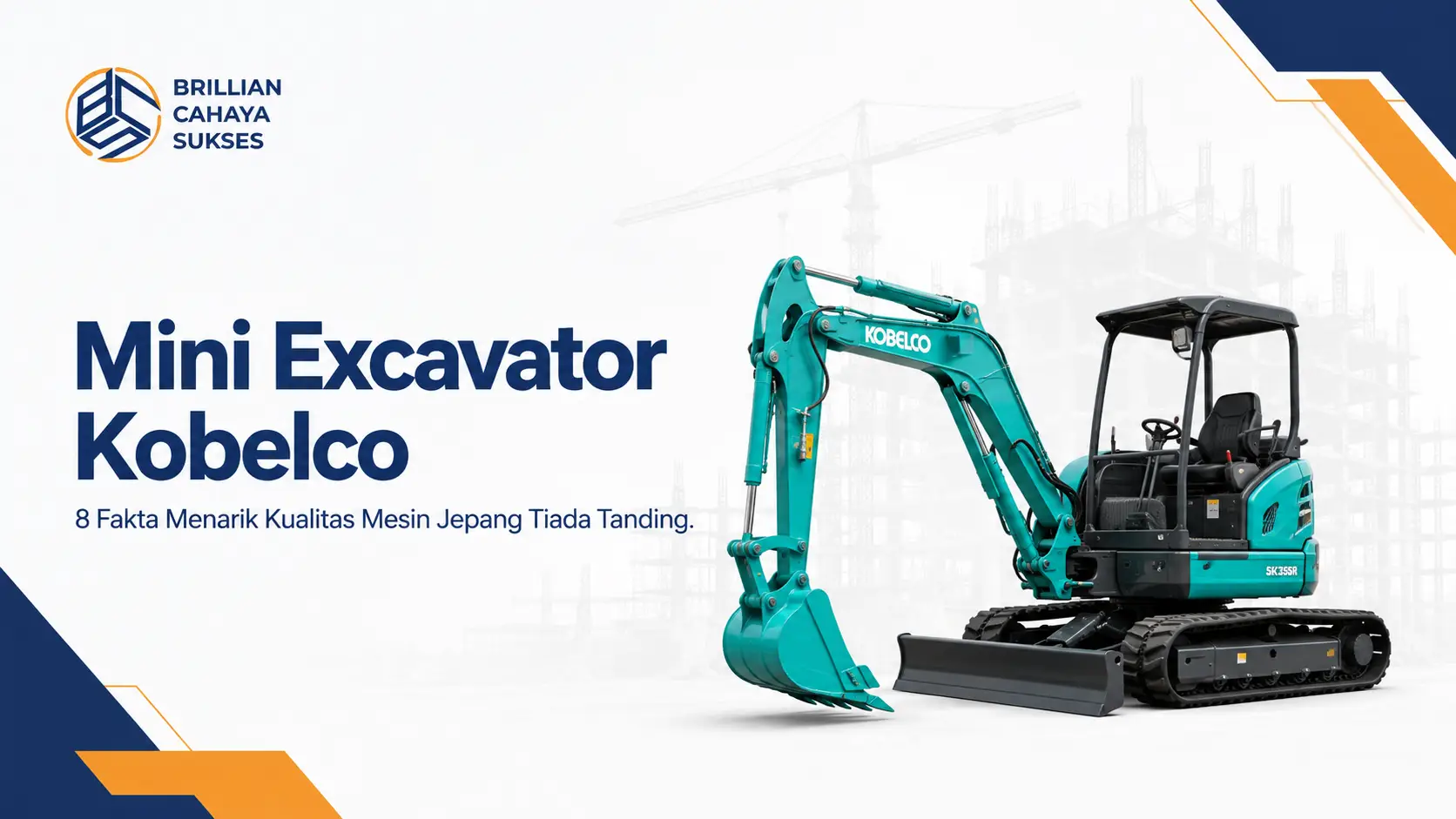 Mini Excavator Kobelco 8 Fakta Menarik Kualitas Mesin Jepang Tiada Tanding