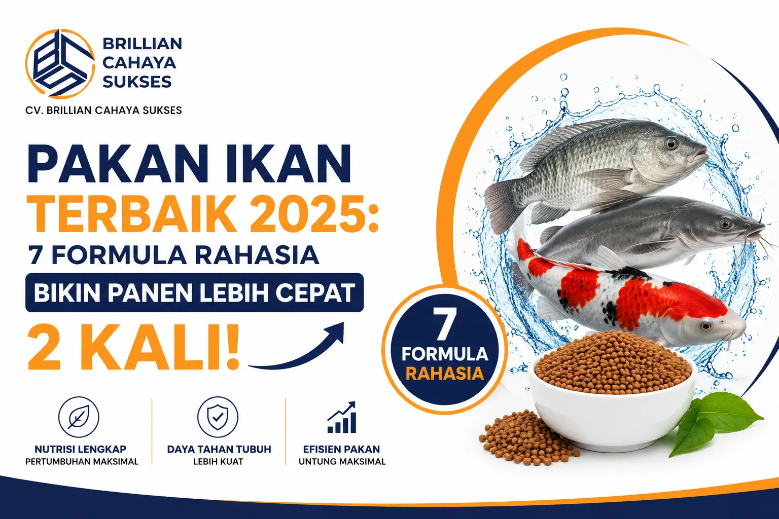 Pakan Ikan Terbaik 2025: 7 Formula Rahasia Bikin Panen Lebih Cepat 2 Kali!