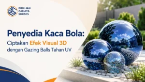Penyedia Kaca Bola Ciptakan Efek Visual 3D dengan Gazing Balls Tahan UV