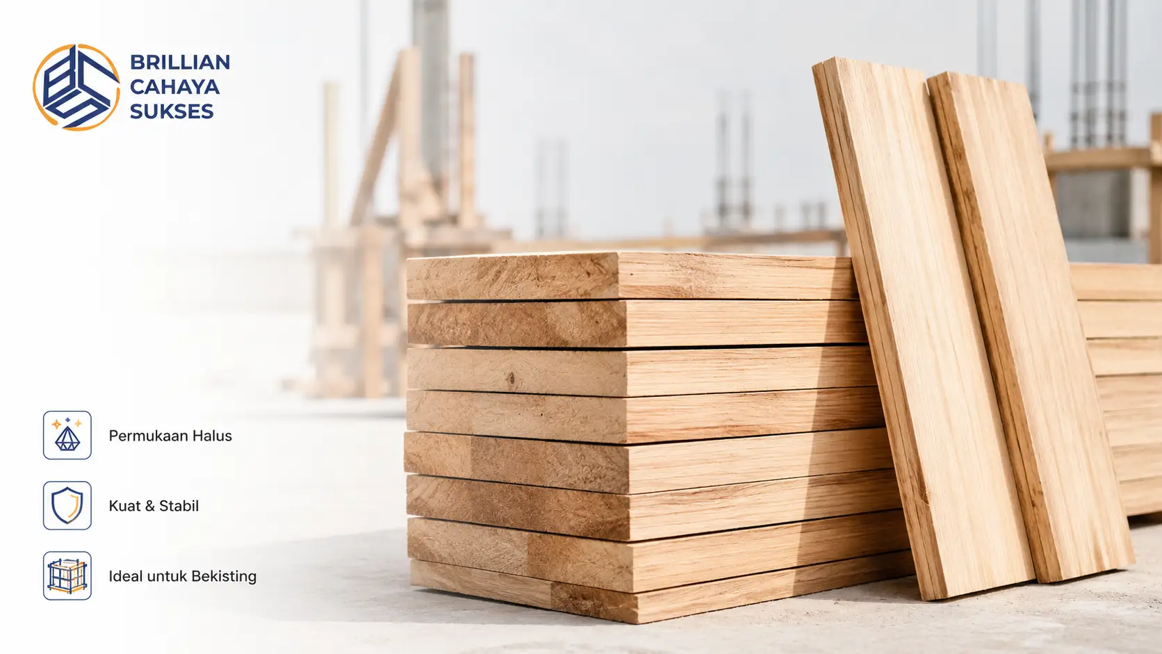 Penyedia Kayu Papan Bekisting: 7 Jenis Kayu Papan Terbaik Pastikan Kualitas Permukaan Beton Maksimal