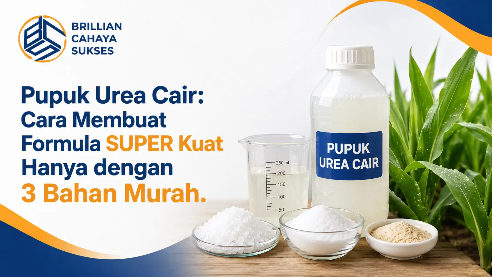 Pupuk Urea Cair: Cara Membuat Formula SUPER Kuat Hanya dengan 3 Bahan Murah