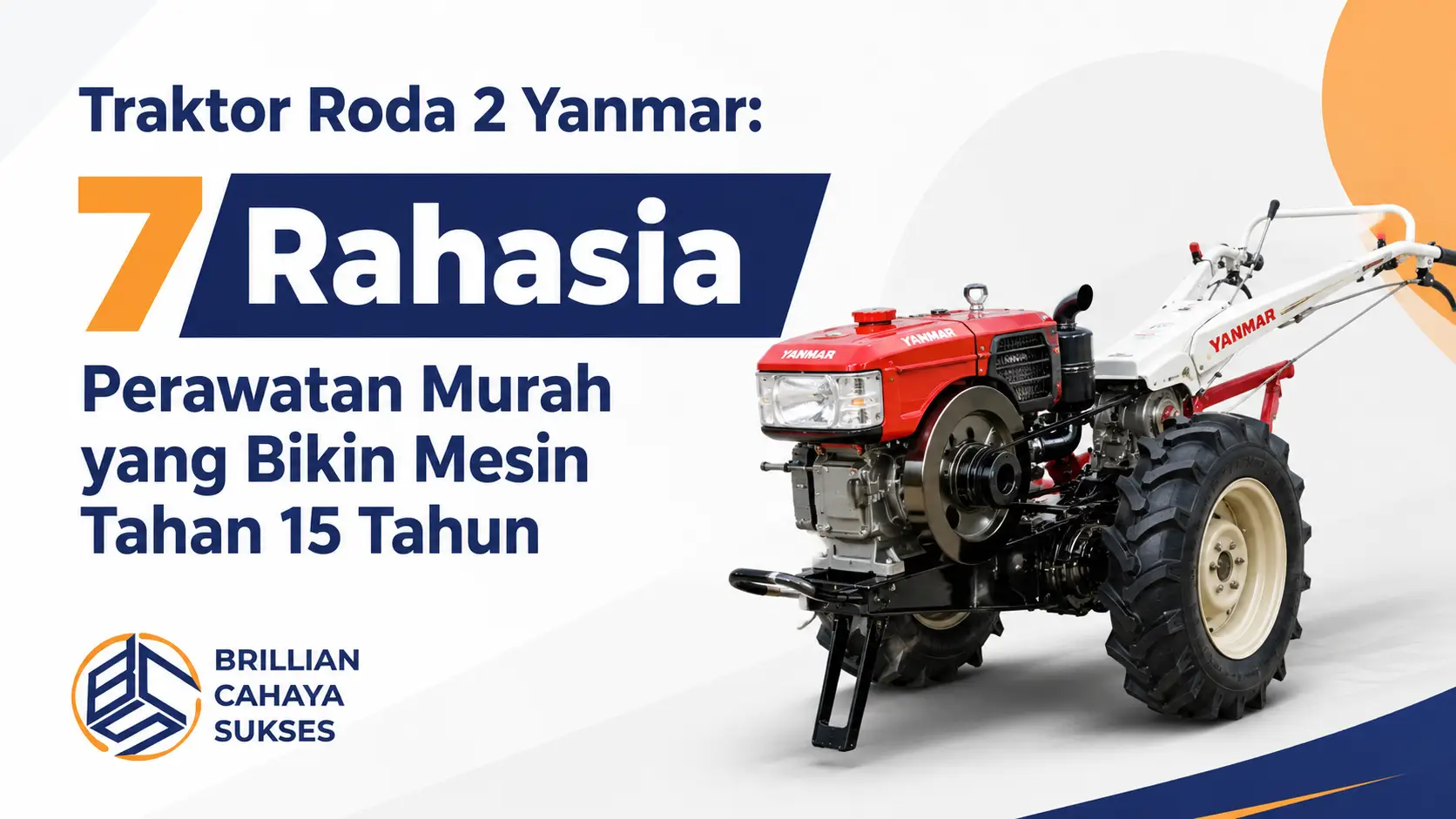 Traktor Roda 2 Yanmar Bongkar 7 Rahasia Perawatan Murah yang Bikin Mesin Tahan 15 Tahun