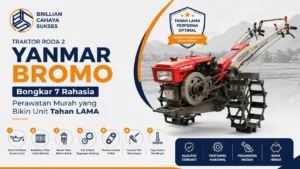 Traktor Roda 2 Yanmar Bromo Bongkar 7 Rahasia Perawatan Murah yang Bikin Unit Tahan LAMA