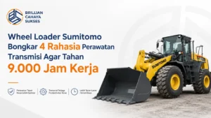 Wheel Loader Sumitomo Bongkar 4 Rahasia Perawatan Transmisi Agar Tahan 9.000 Jam Kerja