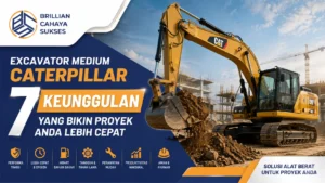 Excavator Medium Caterpillar 7 Keunggulan yang Bikin Proyek Anda Lebih Cepat