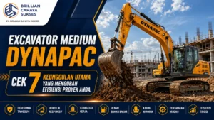 Excavator Medium Dynapac 7 Keunggulan Utama yang Mengubah Efisiensi Proyek Anda