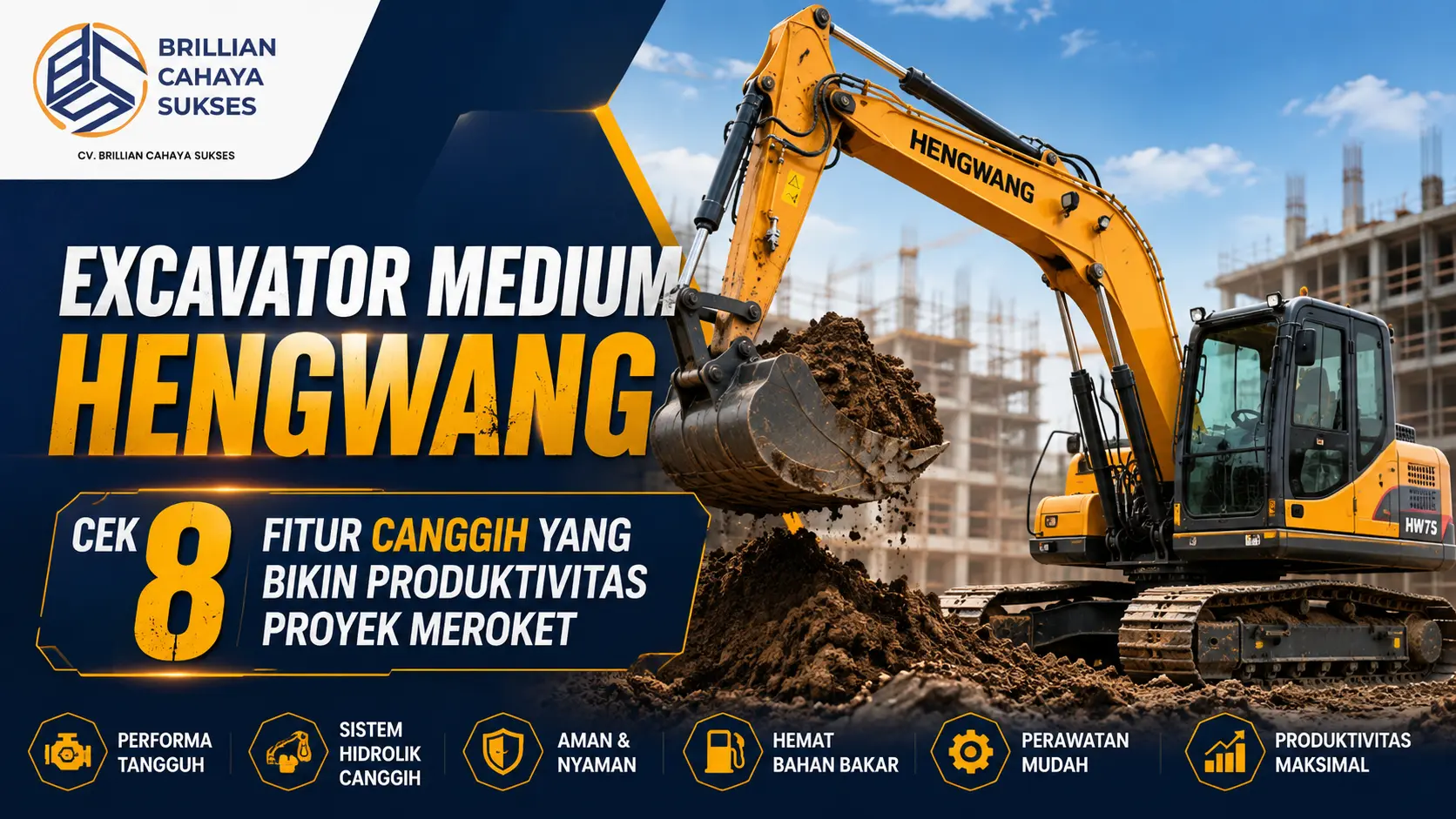 Excavator Standard Caterpillar (CAT): 7 Pilihan Terbaik untuk Efisiensi Proyek Anda