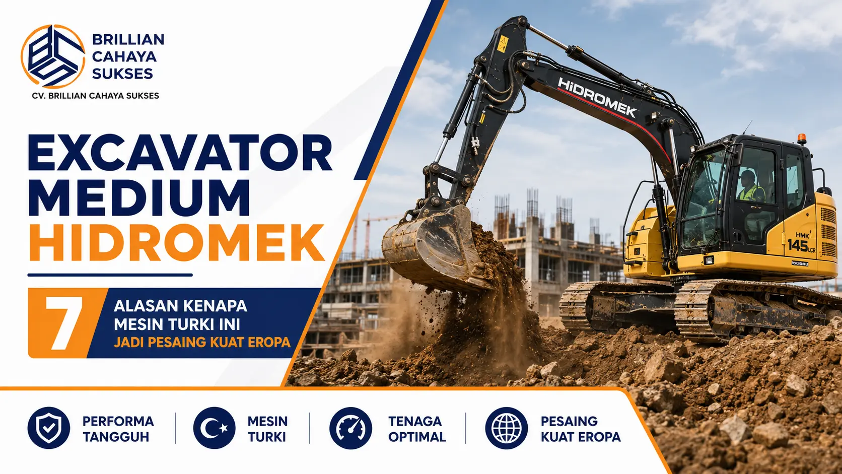 Excavator Medium Hidromek 7 Alasan Kenapa Mesin Turki Ini Jadi Pesaing Kuat Eropa