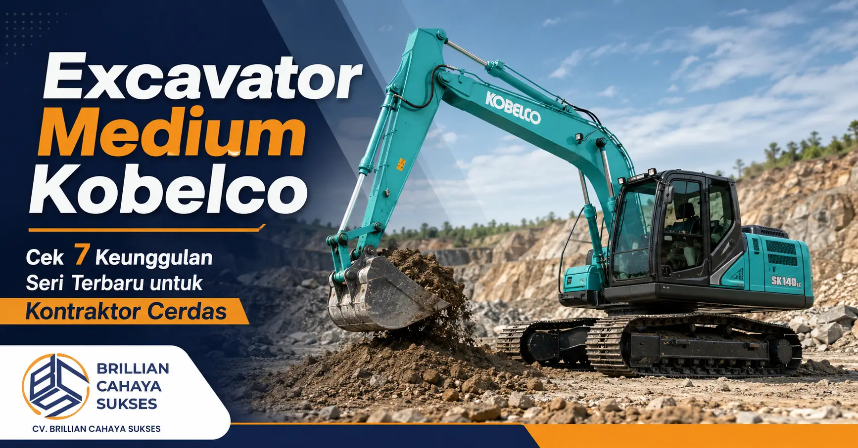 Excavator Medium Kobelco Cek 7 Keunggulan Seri Terbaru untuk Kontraktor Cerdas