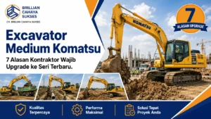 Excavator Medium Komatsu 7 Alasan Kontraktor Wajib Upgrade ke Seri Terbaru