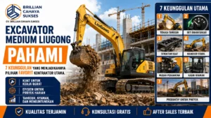 Excavator Medium LiuGong: Pahami 7 Keunggulan yang Menjadikannya Pilihan Favorit Kontraktor Utama