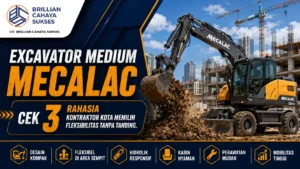 Excavator Medium Mecalac Rahasia 3 Kontraktor Kota Memilih Fleksibilitas Tanpa Tanding