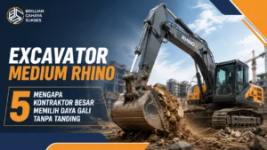 Excavator Medium Rhino Mengapa 5 Kontraktor Besar Memilih Daya Gali Tanpa Tanding