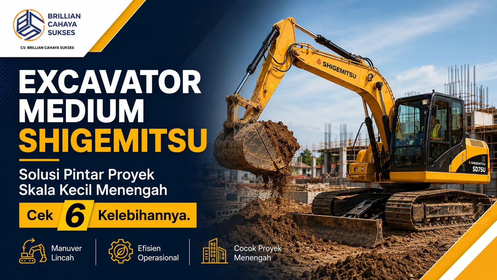 Excavator Standard Caterpillar (CAT): 7 Pilihan Terbaik untuk Efisiensi Proyek Anda