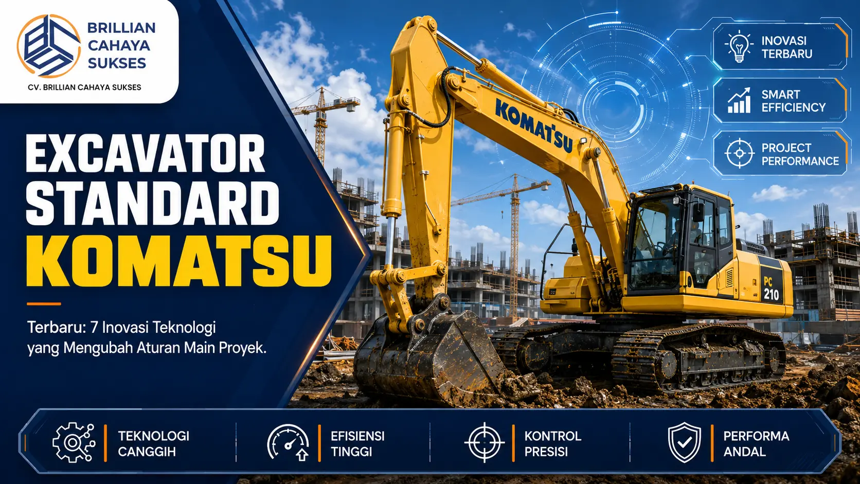 Excavator Standard Komatsu Terbaru: 7 Inovasi Teknologi yang Mengubah Aturan Main Proyek