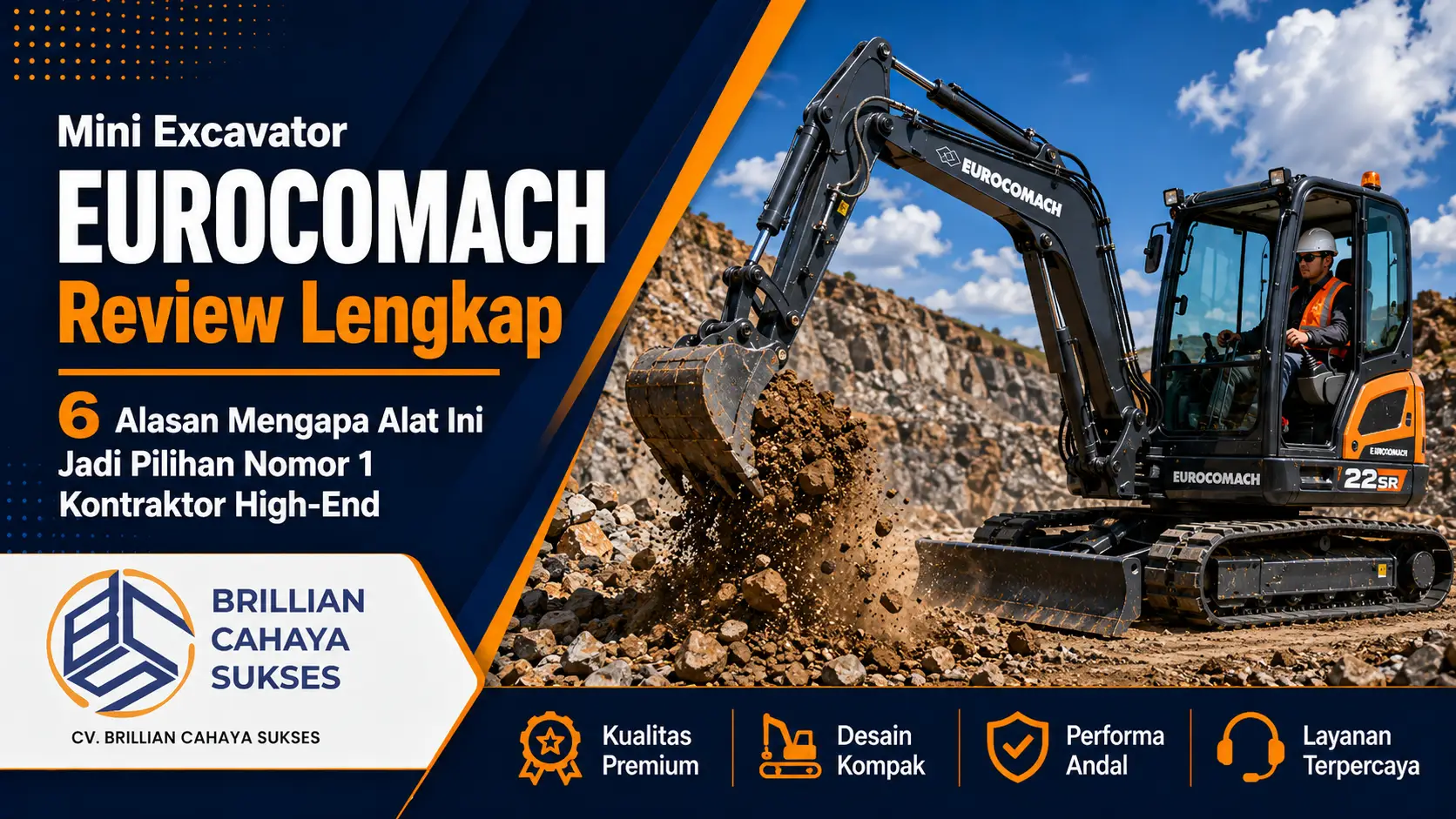 Mini Excavator Eurocomach Review Lengkap 6 Alasan Mengapa Alat Ini Jadi Pilihan Nomor 1 Kontraktor High-End