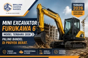 Mini Excavator Furukawa 6 Model Terbaru 2026 Paling Bandel di Proyek Berat