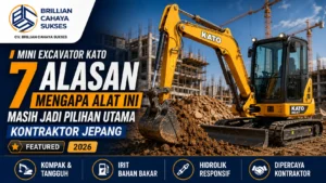 Mini Excavator Kato 7 Alasan Mengapa Alat Ini Masih Jadi Pilihan Utama Kontraktor Jepang