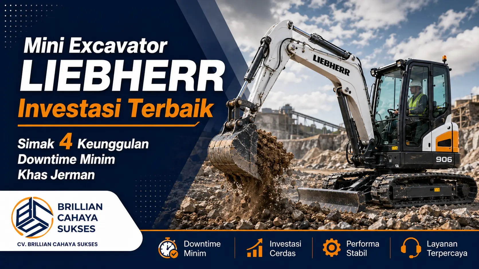 Mini Excavator Liebherr Investasi Terbaik Simak 4 Keunggulan Downtime Minim Khas Jerman