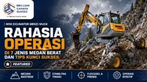 Mini Excavator Menzi Muck Rahasia Operasi di 7 Jenis Medan Berat dan Tips Kunci Sukses