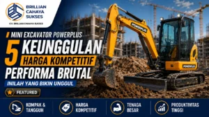 Mini Excavator PowerPlus Inilah 5 Keunggulan yang Bikin Harga Kompetitif Tapi Performa Brutal