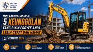 Mini Excavator SDLG 5 Keunggulan yang Bikin Proyek Anda Lebih Cepat dan Hemat
