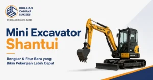 Mini Excavator Shantui Bongkar 6 Fitur Baru yang Bikin Pekerjaan Lebih Cepat