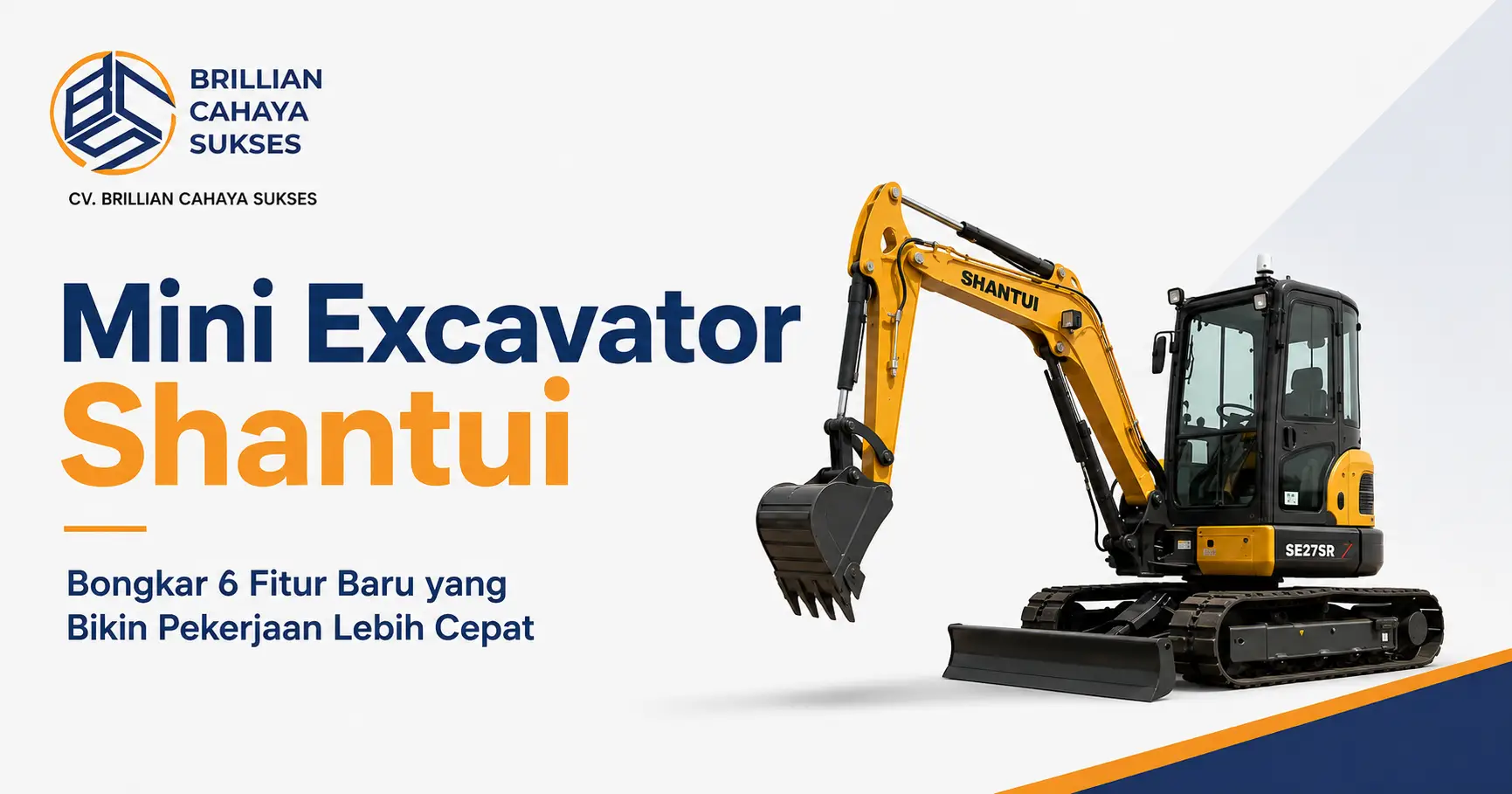 Mini Excavator Shantui Bongkar 6 Fitur Baru yang Bikin Pekerjaan Lebih Cepat