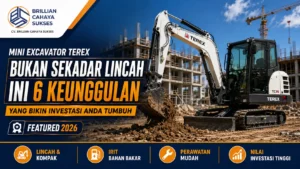 Mini Excavator Terex Bukan Sekadar Lincah Ini 6 Keunggulan yang Bikin Investasi Anda Tumbuh