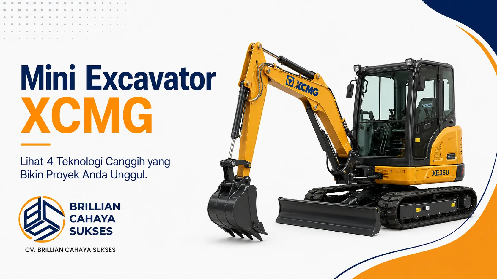 Mini Excavator XCMG: Lihat 4 Teknologi Canggih yang Bikin Proyek Anda Unggul