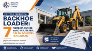 Penyedia Pemerintah Backhoe Loader