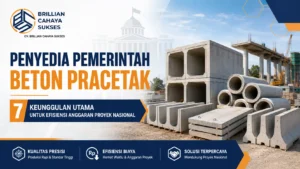 Penyedia Pemerintah Beton Pracetak 7 Keunggulan Utama untuk Efisiensi Anggaran Proyek Nasional