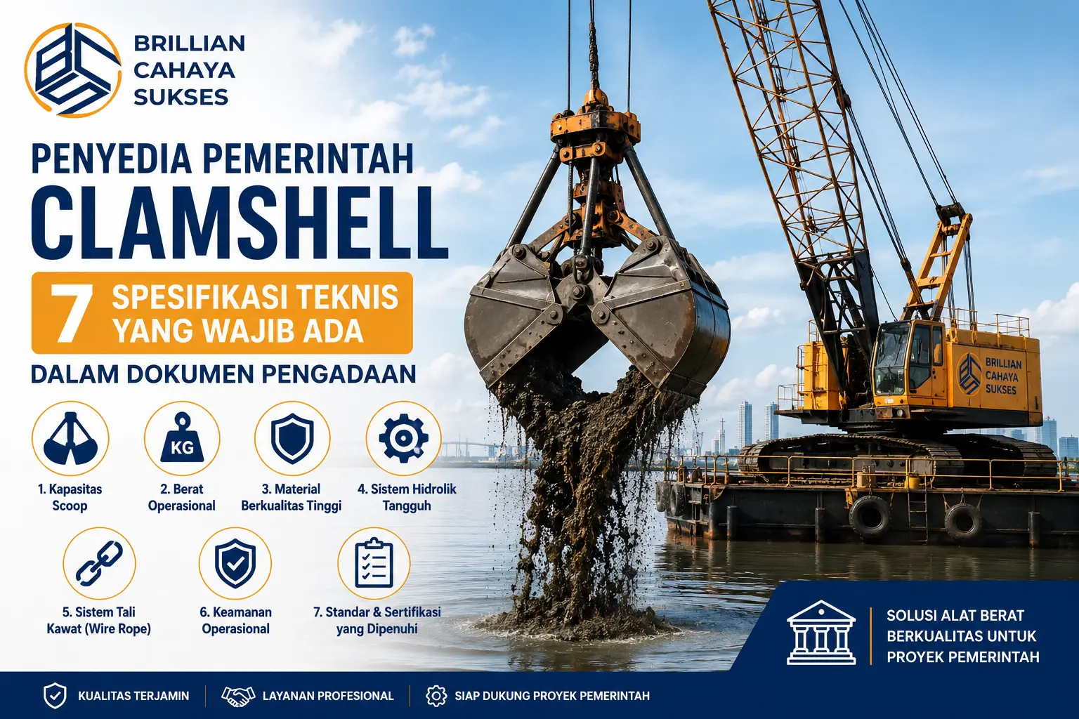 Penyedia Pemerintah Clamshell 7 Spesifikasi Teknis yang Wajib Ada dalam Dokumen Pengadaan