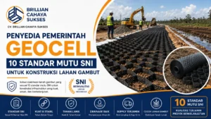 Penyedia Pemerintah Geocell 10 Standar Mutu SNI untuk Konstruksi Lahan Gambut