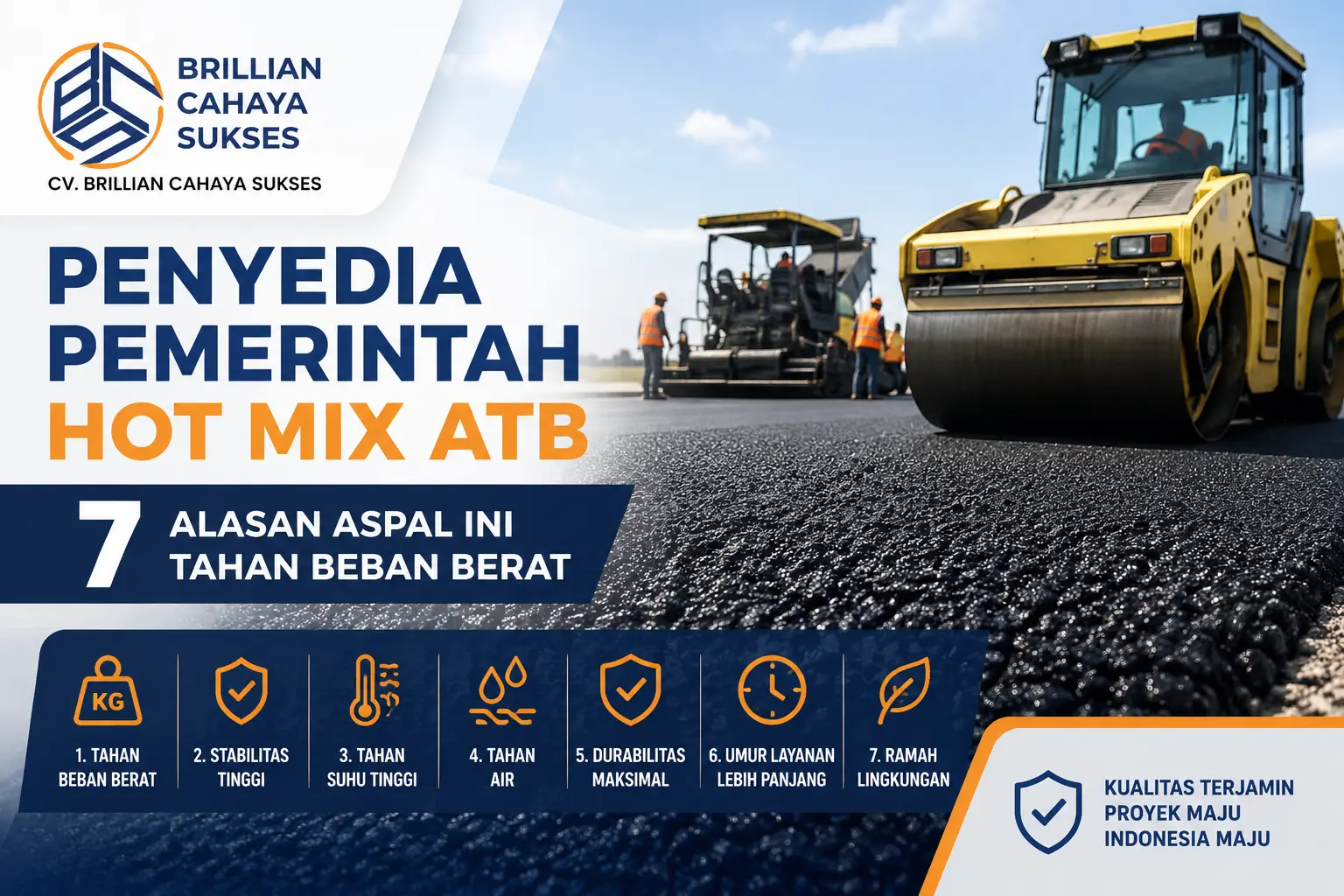 Penyedia Pemerintah Hot Mix ATB 7 alasan aspal ini tahan beban berat