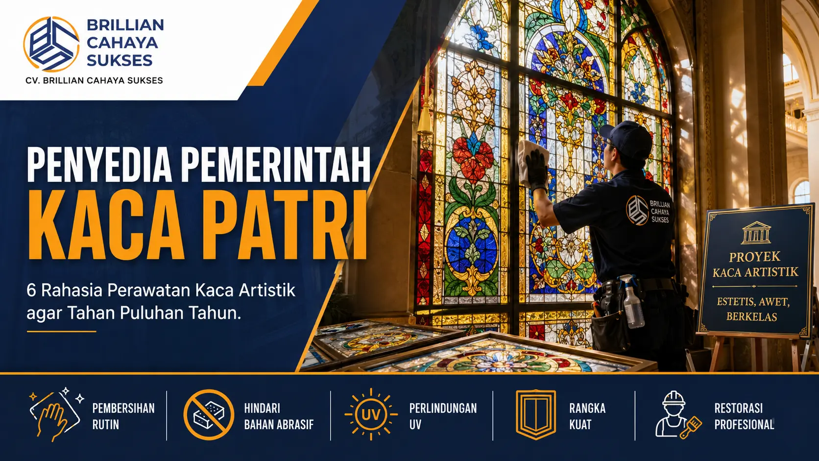 Penyedia Pemerintah Kaca Patri