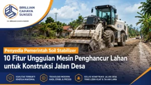 Penyedia Pemerintah Soil Stabilizer 10 Fitur Unggulan Mesin Penghancur Lahan untuk Konstruksi Jalan Desa