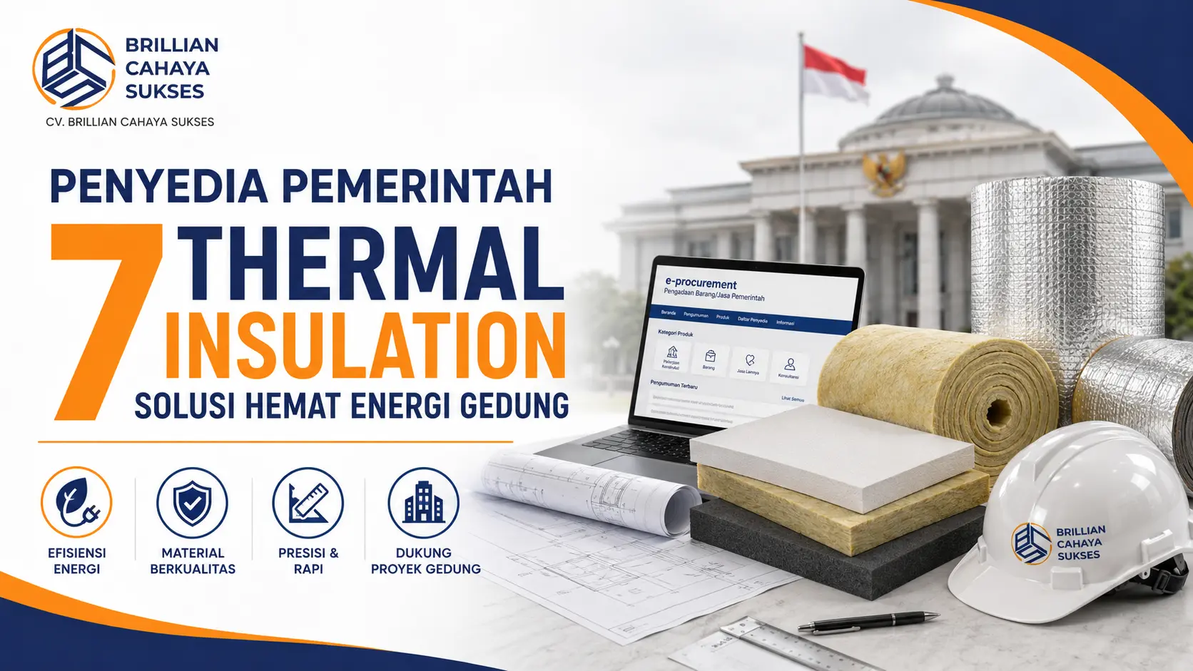 Penyedia Pemerintah thermal insulation dengan 7 Solusi Hemat Energi Gedung